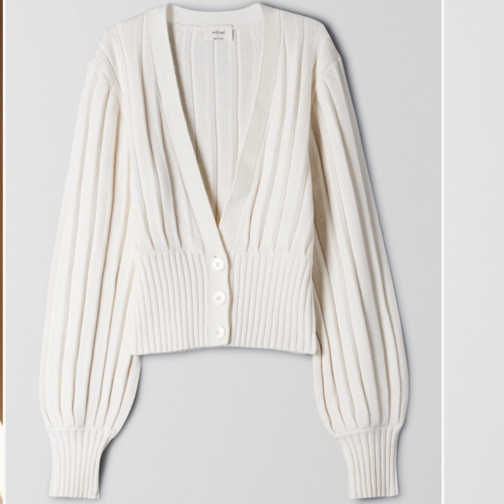 Aritzia new plunge front cardigan